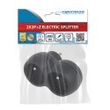 ELK312K Esperanza rozgałęźnik elektryczny 2 gn. czarny