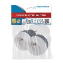 ELK312WE Esperanza rozgałęźnik elektryczny 2 gn. biało/szary