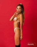 Lustique White uprząż na biust S/M/L