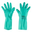Rękawice chemioodporne, nitrylowe, rozmiar 8