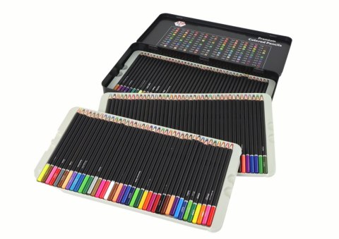 Zestaw Kredek Premium 120szt. Różne Odcienie Lista Kolorów Zestaw Kredek Premium 120szt. Różne Odcienie Lista Kolorów