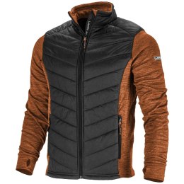 Bluza ocieplana brązowo-czarna, 