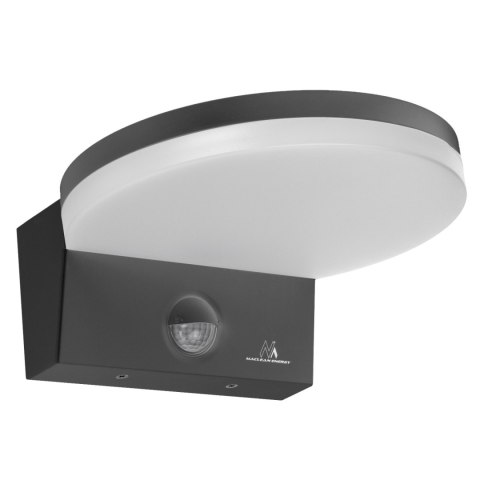 Lampa LED z czujnikiem ruchu Maclean, czujnik ruchu PIR, kolor szary, 15W, IP65, 1560lm, barwa neutralna biała (4000K) MCE344 GR Lampa LED z czujnikiem ruchu Maclean, czujnik ruchu PIR, kolor szary, 15W, IP65, 1560lm, barwa neutralna biała (4000K) MCE344 GR