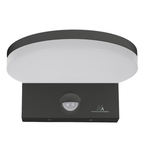 Lampa LED z czujnikiem ruchu Maclean, czujnik ruchu PIR, kolor szary, 15W, IP65, 1560lm, barwa neutralna biała (4000K) MCE344 GR Lampa LED z czujnikiem ruchu Maclean, czujnik ruchu PIR, kolor szary, 15W, IP65, 1560lm, barwa neutralna biała (4000K) MCE344 GR