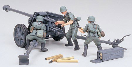 Model plastikowy german 75mm anti tank gun Model plastikowy german 75mm anti tank gun