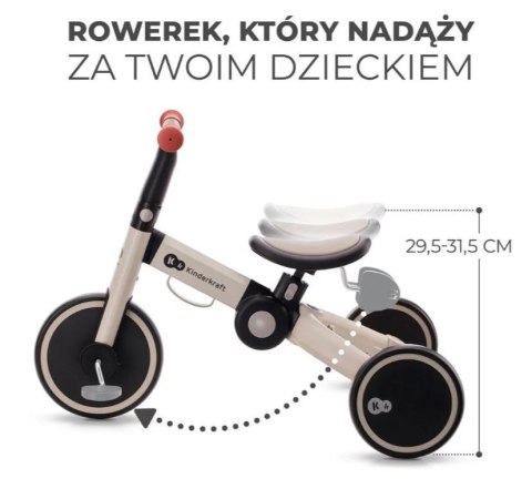 Rowerek trójkołowy 4trike silver grey Rowerek trójkołowy 4trike silver grey