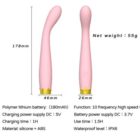 G SPOT VIBRATOR Pink G SPOT VIBRATOR Pink