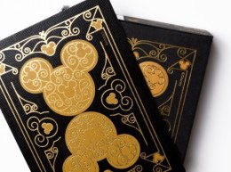 Karty black & gold mickey