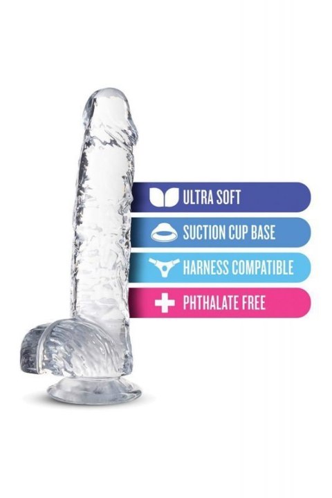 NATURALLY YOURS 6" CRYSTALLINE DILDO DIAMOND NATURALLY YOURS 6" CRYSTALLINE DILDO DIAMOND
