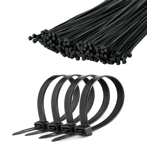 Opaska zaciskowa 4,8 mm/25 cm czarna Cabletech 100szt. Opaska zaciskowa 4,8 mm/25 cm czarna Cabletech 100szt.
