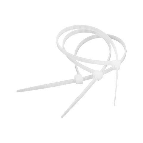 Opaska zaciskowa 7,2 mm/50 cm biała Cabletech 50szt. Opaska zaciskowa 7,2 mm/50 cm biała Cabletech 50szt.