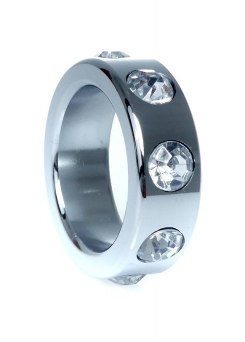 Pierścień-Metal Cock Ring with Cristal Diamonds Small Pierścień-Metal Cock Ring with Cristal Diamonds Small