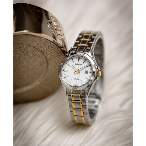 ZEGAREK DAMSKI CASIO LTP-1308SG-7AVDF (zd605c) + BOX ZEGAREK DAMSKI CASIO LTP-1308SG-7AVDF (zd605c) + BOX