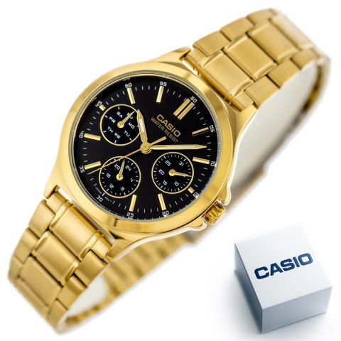 ZEGAREK DAMSKI CASIO LTP-V300G-1AUDF (zd566e) + BOX ZEGAREK DAMSKI CASIO LTP-V300G-1AUDF (zd566e) + BOX