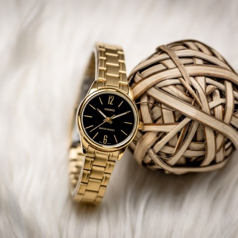 Zegarek Casio Damski LTP-V005G-1B + BOX Zegarek Casio Damski LTP-V005G-1B + BOX