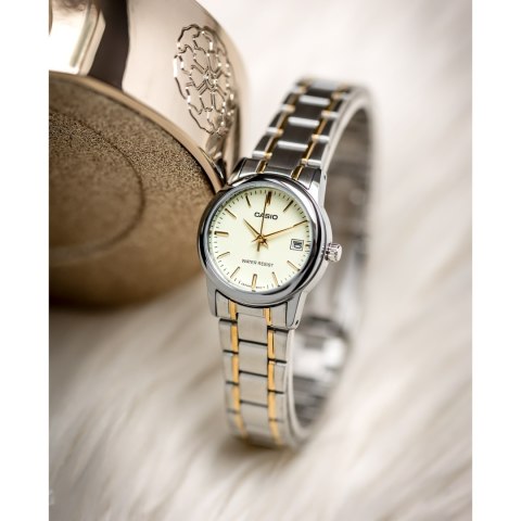 Zegarek Damski Casio LTP-V002SG-9A + BOX Zegarek Damski Casio LTP-V002SG-9A + BOX