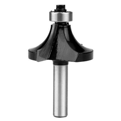 Frez do drewna z łożyskiem, ozdobny, widiowy, 38.1 x 19mm, trzpień 8 mm Frez do drewna z łożyskiem, ozdobny, widiowy, 38.1 x 19mm, trzpień 8 mm