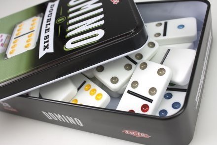 Gra domino klasyczne w puszce Gra domino klasyczne w puszce