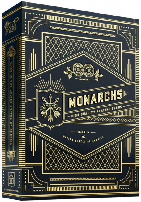 Karty monarchs deck czarne