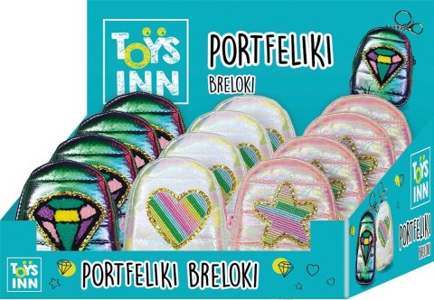 Portfelik puffy display 12 sztuk Portfelik puffy display 12 sztuk