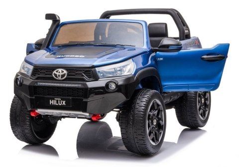 Auto na Akumulator Toyota Hilux Niebieski Lakierowany Auto na Akumulator Toyota Hilux Niebieski Lakierowany