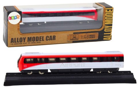 Model Kolekcjonerski Pociąg Czerwono-Biały 1:48 Metalowy Model Kolekcjonerski Pociąg Czerwono-Biały 1:48 Metalowy