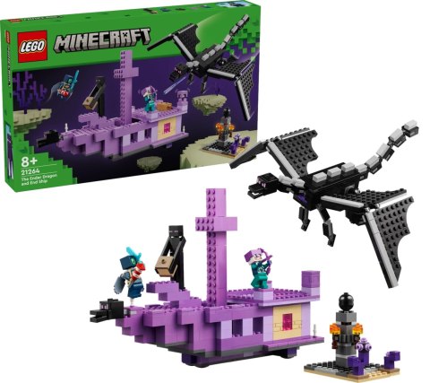 21264 - LEGO Minecraft - Smok Kresu i statek Kresu 21264 - LEGO Minecraft - Smok Kresu i statek Kresu