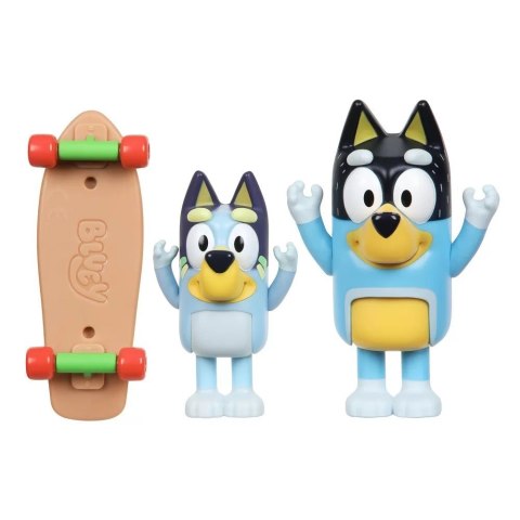 Bluey figurki 2pak jazda na deskorolce Bluey figurki 2pak jazda na deskorolce
