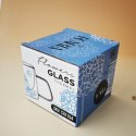 Szklanka termiczna z kwiatami w środku, hortensje 180 ml 1szt SZK154