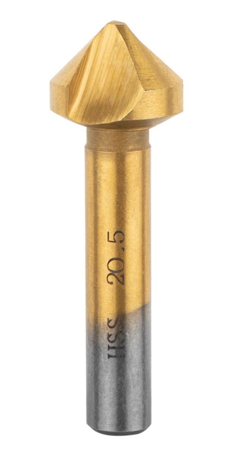 Wiertła fazujące stożkowe pogłębiacze 6.3-20.5 mm, zestaw 6 szt. Wiertła fazujące stożkowe pogłębiacze 6.3-20.5 mm, zestaw 6 szt.
