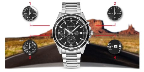 Zegarek Męski CASIO EDIFICE EFR-526D-1AVUEF + B0X Zegarek Męski CASIO EDIFICE EFR-526D-1AVUEF + B0X
