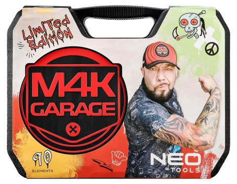 Zestaw narzędzi M4K Garage, 90 elementów Zestaw narzędzi M4K Garage, 90 elementów
