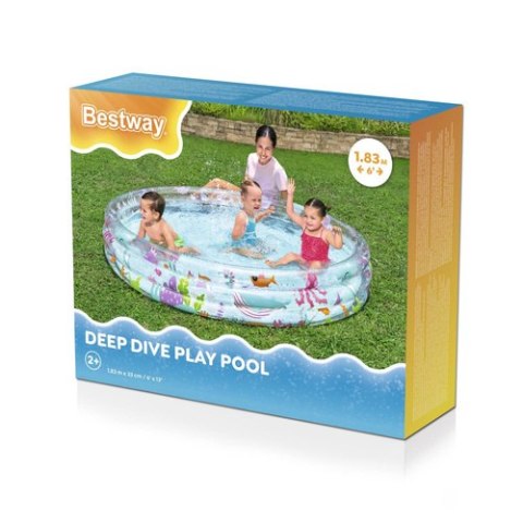 Basen dmuchany 188x33cm BESTWAY 51005 Basen dmuchany 188x33cm BESTWAY 51005