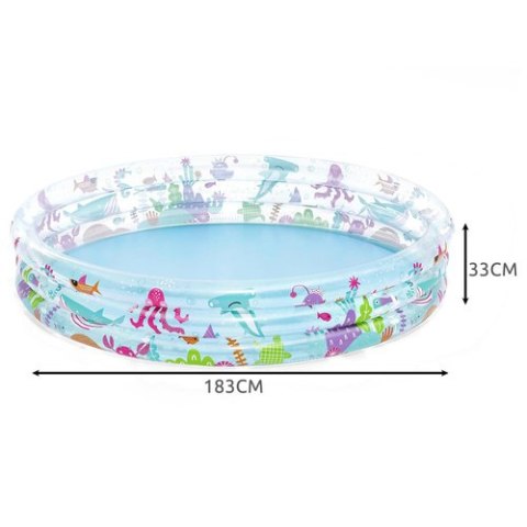 Basen dmuchany 188x33cm BESTWAY 51005 Basen dmuchany 188x33cm BESTWAY 51005