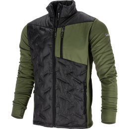 Bluza ocieplana czarno-zielona, 