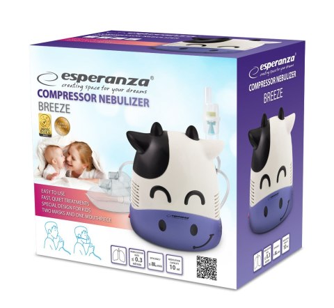 ECN001 Esperanza inhalator/nebulizator kompresorowy breeze ECN001 Esperanza inhalator/nebulizator kompresorowy breeze