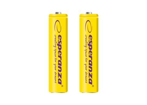 EZA101Y Esperanza akumulatorki ni-mh aaa 1000mah 2szt.żółte EZA101Y Esperanza akumulatorki ni-mh aaa 1000mah 2szt.żółte