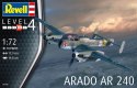 Model plastikowy arado ar-240 1/72
