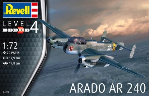 Model plastikowy arado ar-240 1/72 Model plastikowy arado ar-240 1/72