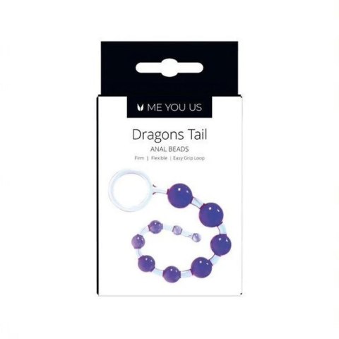 Plug/kulki- Me You Us Dragonz Tail Anal Beads Violet Plug/kulki- Me You Us Dragonz Tail Anal Beads Violet