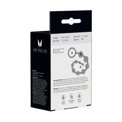 Plug/kulki- Me You Us Dragonz Tail Anal Beads Violet Plug/kulki- Me You Us Dragonz Tail Anal Beads Violet