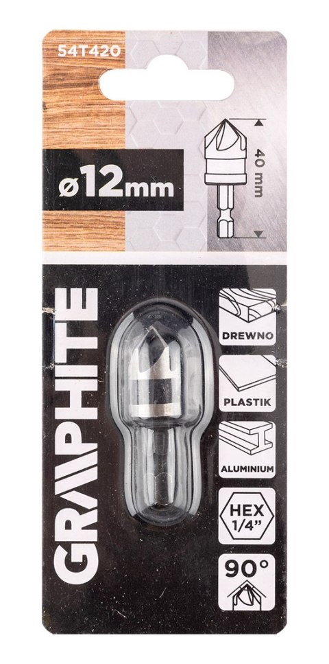 Fazownik Hex, 12 mm Fazownik Hex, 12 mm