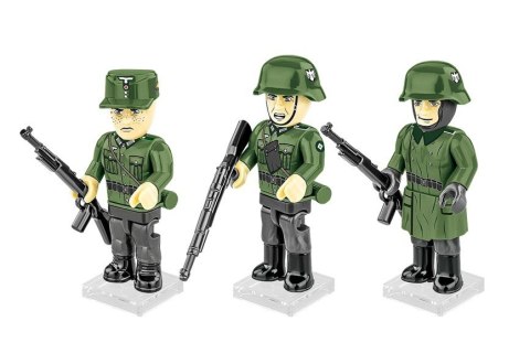 Klocki niemiecka piechota - zestaw 3 figurek Klocki niemiecka piechota - zestaw 3 figurek