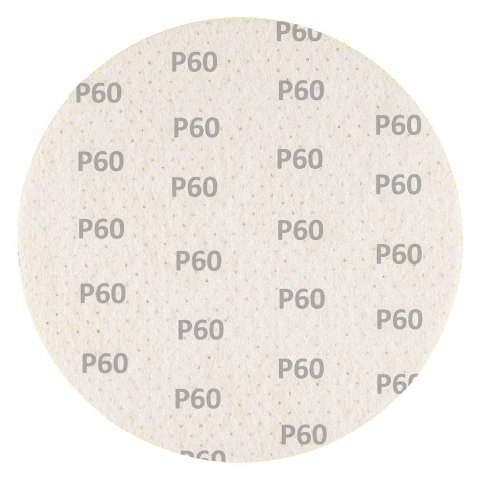 Krążki ścierne, perforowane, na rzep z otworami 225 mm, P60, 5 szt. Krążki ścierne, perforowane, na rzep z otworami 225 mm, P60, 5 szt.