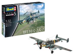 Model plastikowy messerschmitt bf-110-c7