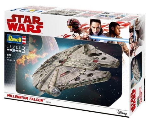 Model plastikowy star wars millennium falcon