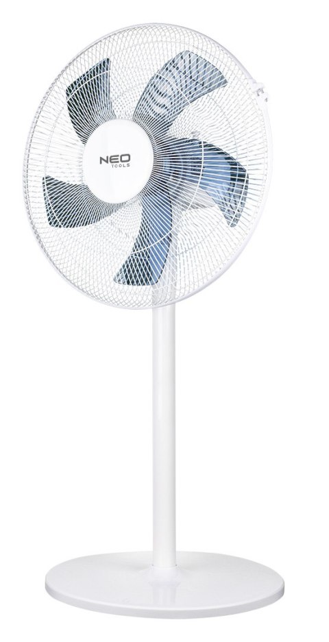 Wentylator podłogowy 50W, śr. 40 cm, 3 prędkości, oscylacja, biały Wentylator podłogowy 50W, śr. 40 cm, 3 prędkości, oscylacja, biały