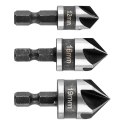 Zestaw fazowników Hex, 12, 16, 19 mm, zestaw 3 szt.