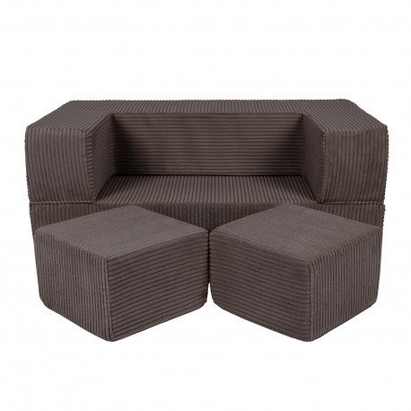 Aesthetic cube sofa brązowa Aesthetic cube sofa brązowa