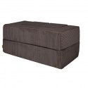 Aesthetic cube sofa brązowa